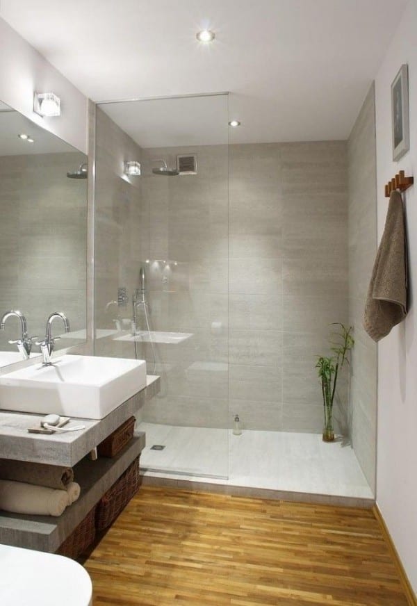 Salle De Bain Douche Moderne